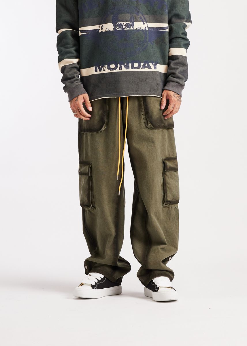 Diet Starts Dsm Cargo Pants - Olive