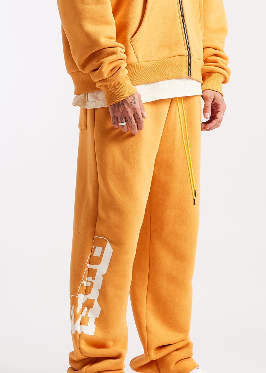 Diet Starts Star Sweatpants - Orange