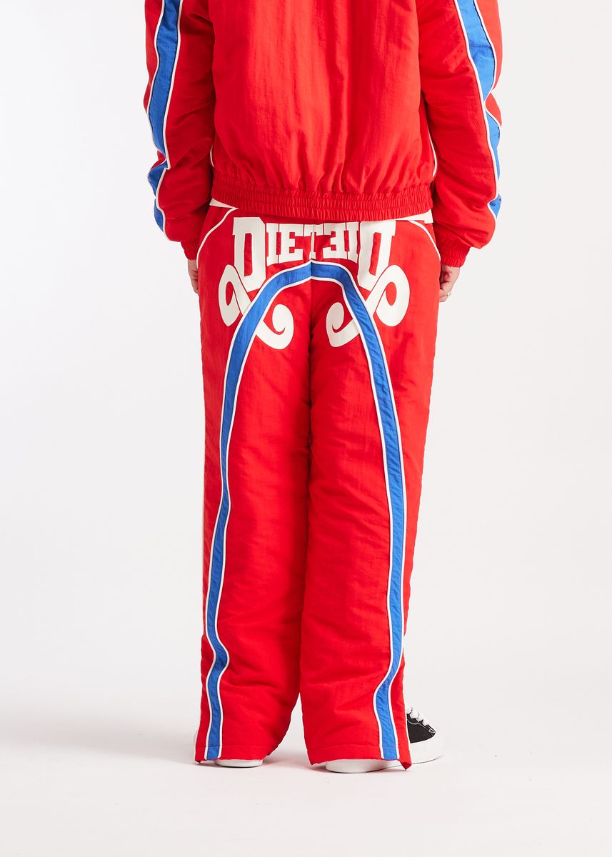 Diet Starts Monday Reverso Nylon Pant - Red