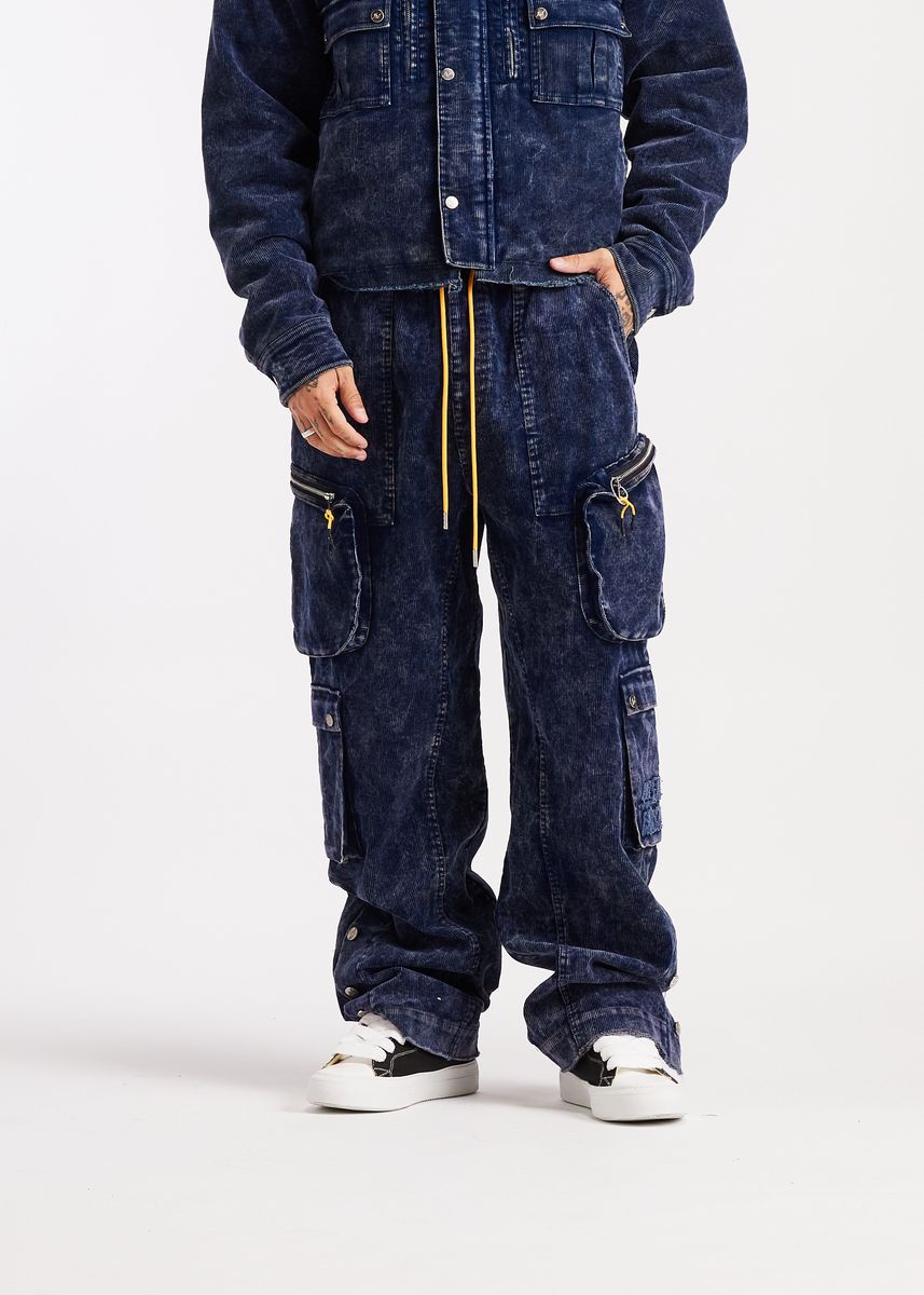 Diet Starts Dsm Cargo Pants - Blue