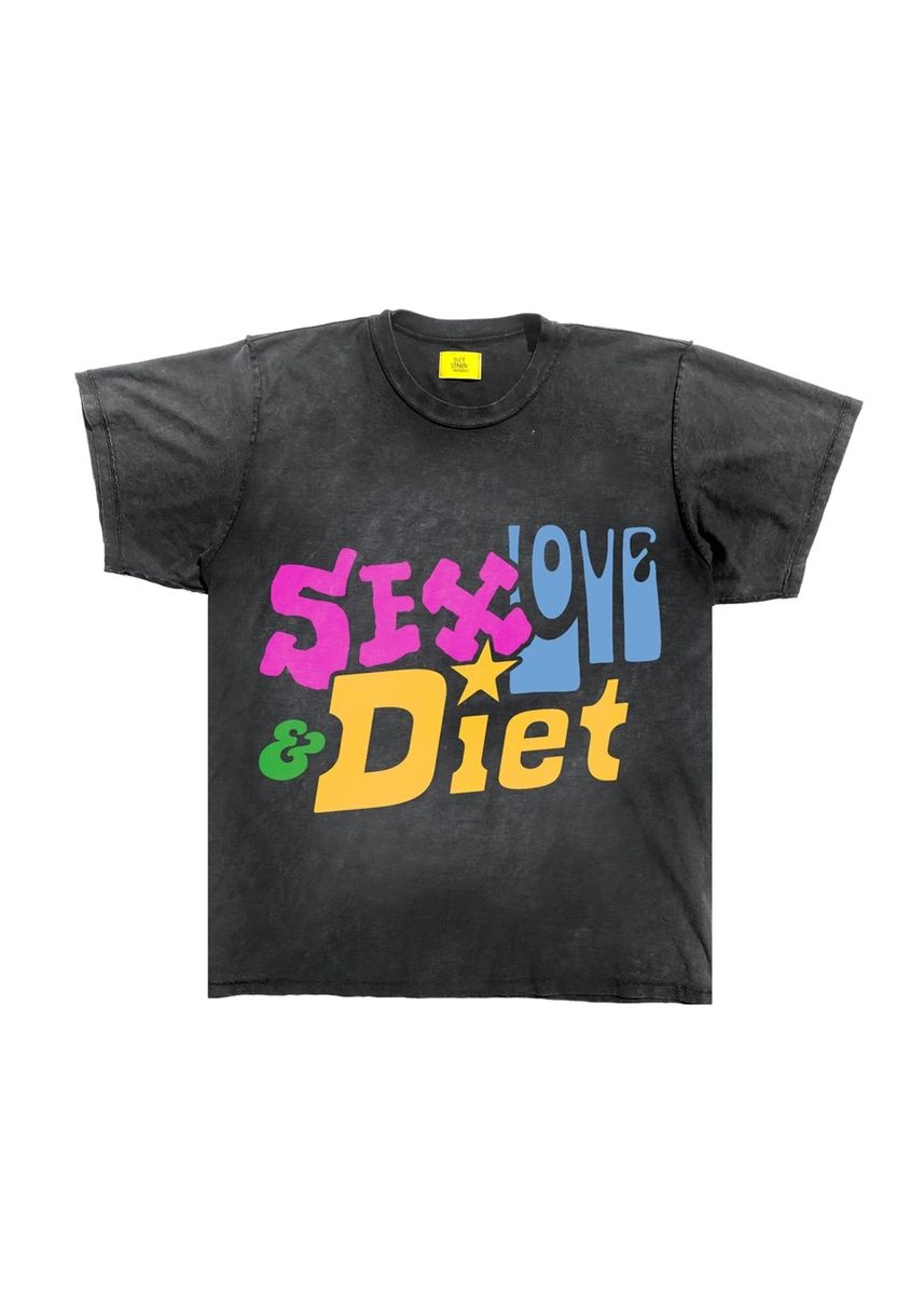 Diet Starts Sl&D Tee Men's T-Shirt - Black