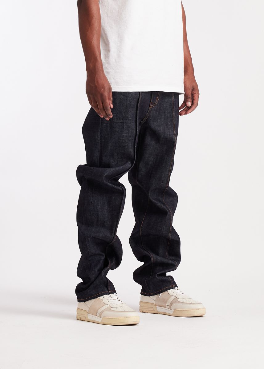 Embellish Onyx Baggy Denim Men's Jeans - Dark Wash