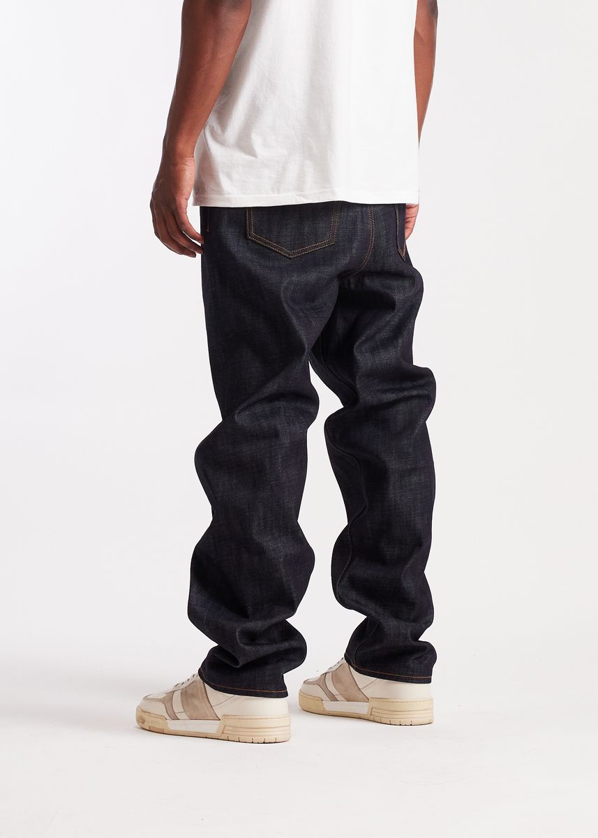 Embellish Onyx Baggy Denim Men's Jeans - Dark Wash