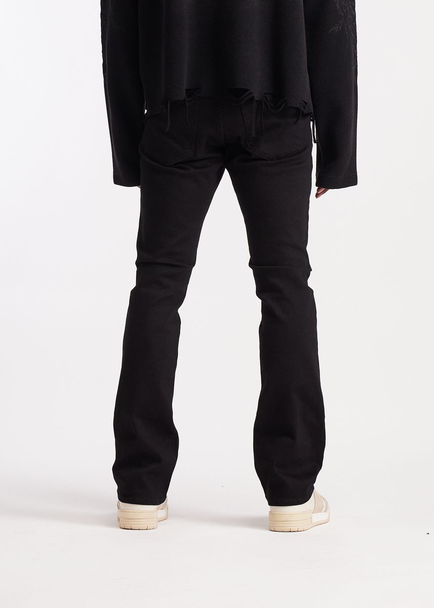 Embellish Flare Jeans - Stacked