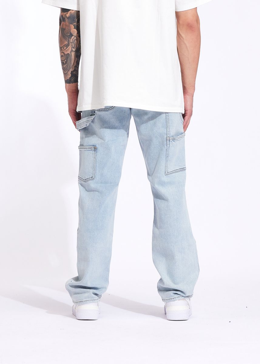Memory Line Men's Pants - Light Blue