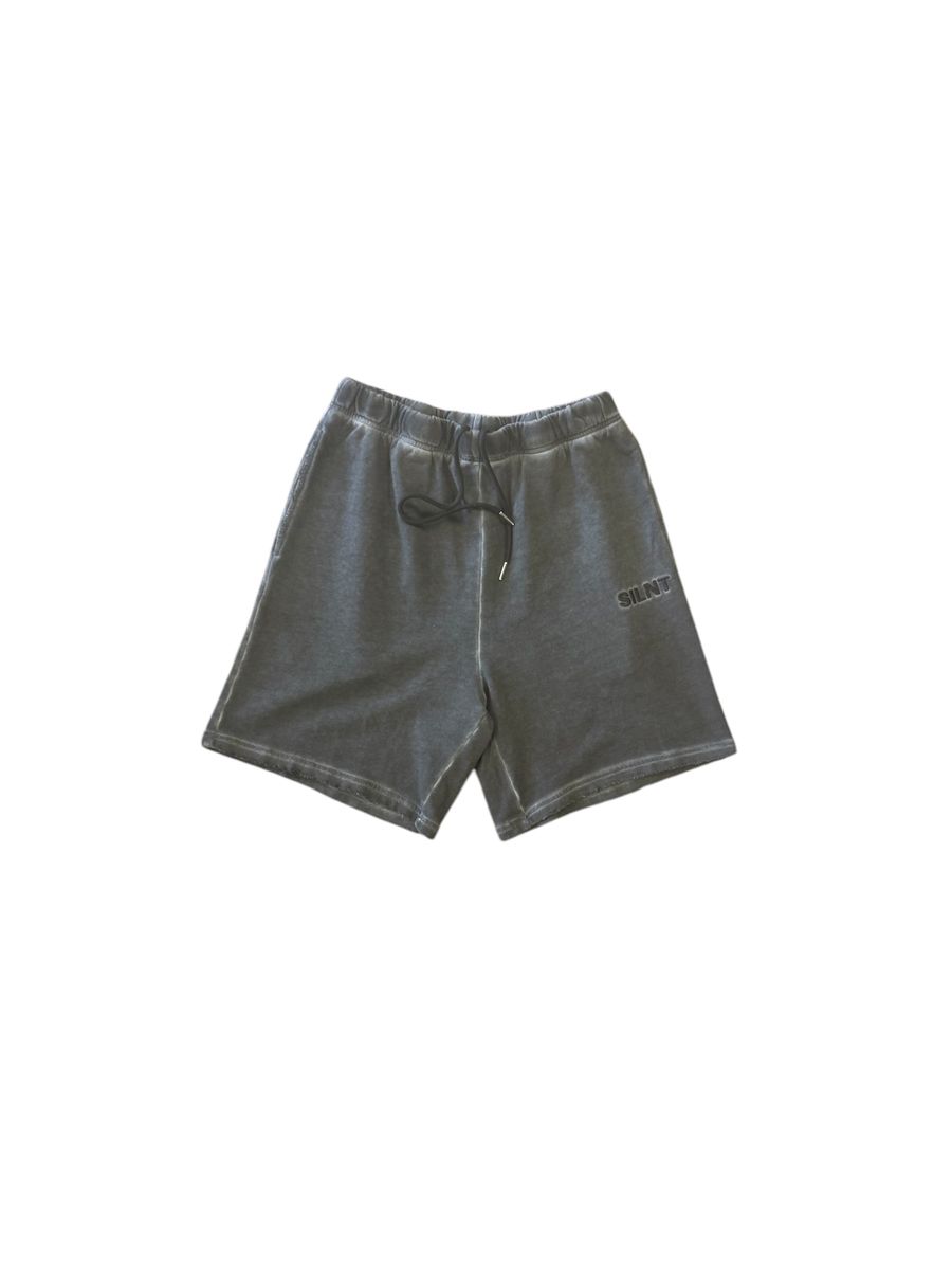 "RIPPED" BLACK SHORT