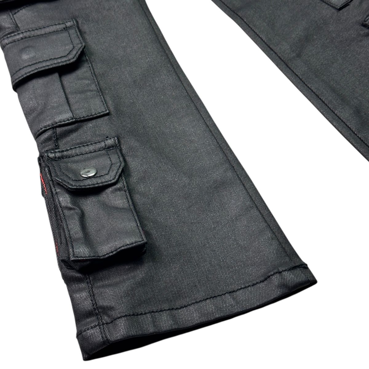 Elite Premium Ks Black Wax Kids Jeans - Black Color
