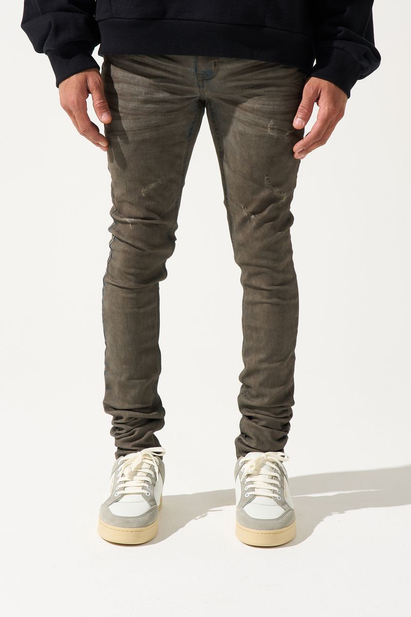 SERENEDE® Nightfall Night Blue Wash Denim Jeans