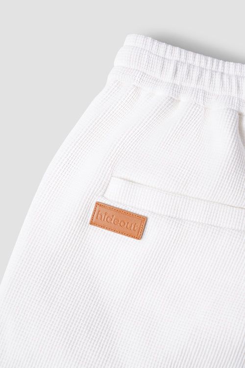 Hideout Waffle Shorts - Knit Texture