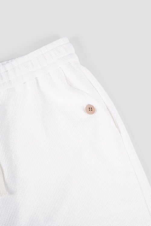 Hideout Waffle Shorts - Knit Texture