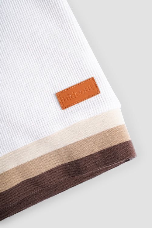 Hideout Heart T-Shirt - Waffle Knit
