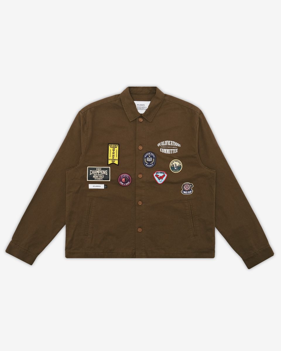 Students Patchwork Jacket - Embroidered