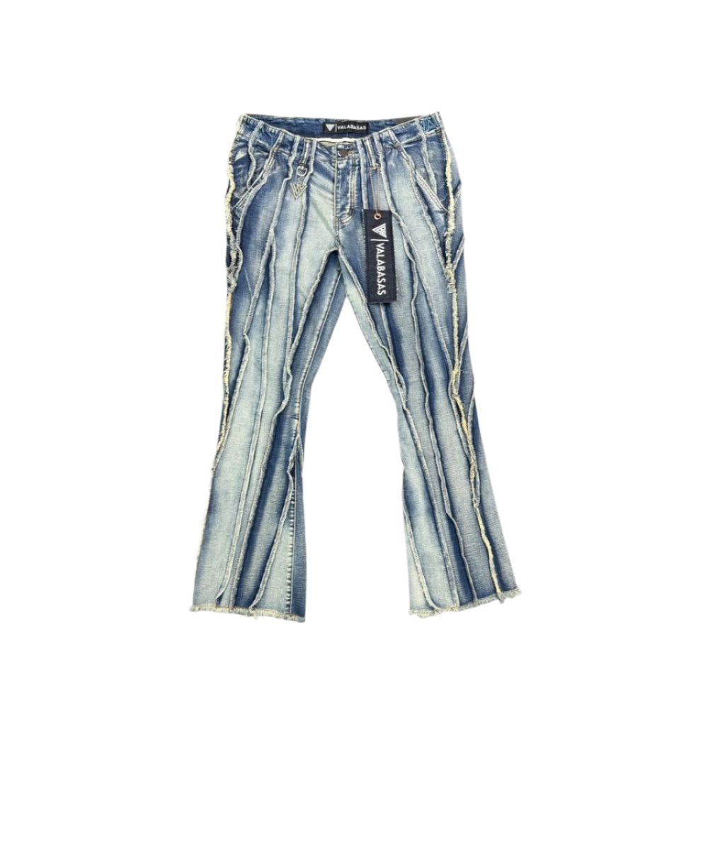 "TWISTED" STACKED DENIM