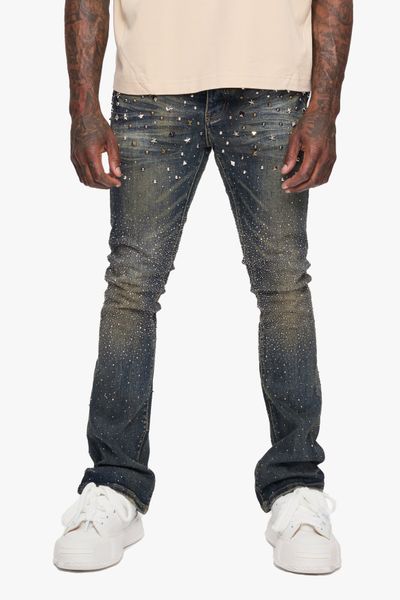 Parrel Stacked Flare Jean