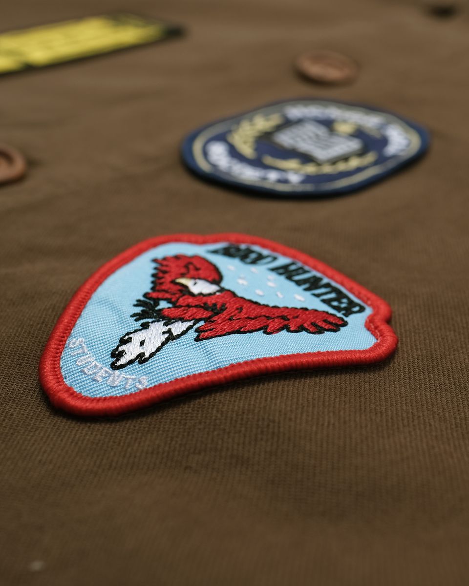 Students Patchwork Jacket - Embroidered