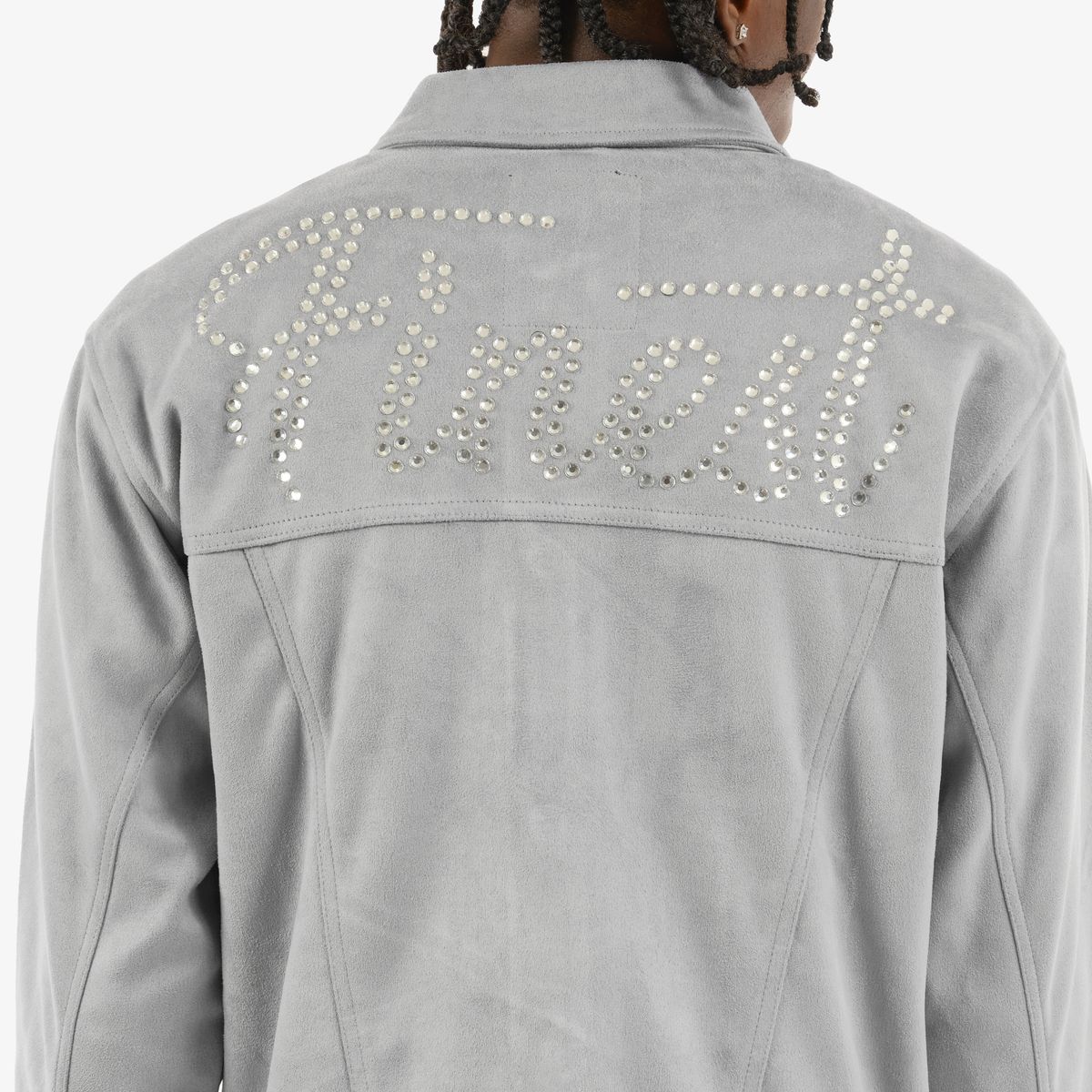 Copper Rivet On Suede Crop Jkt Women's Jacket