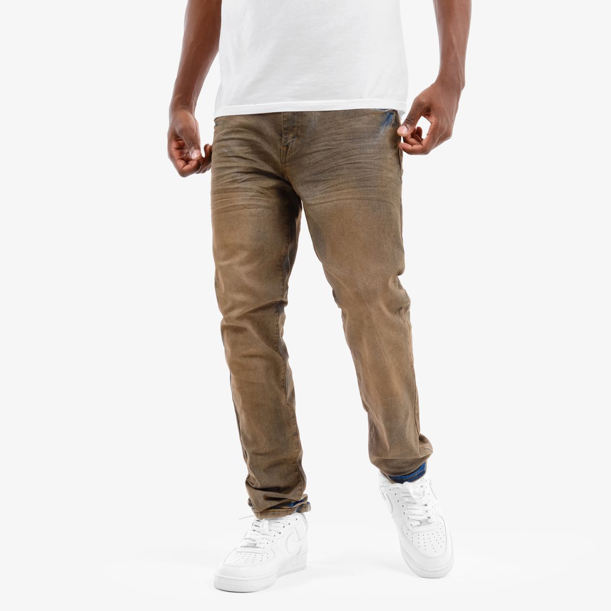 Copper Rivet Vintage Jeans - Slim Fit