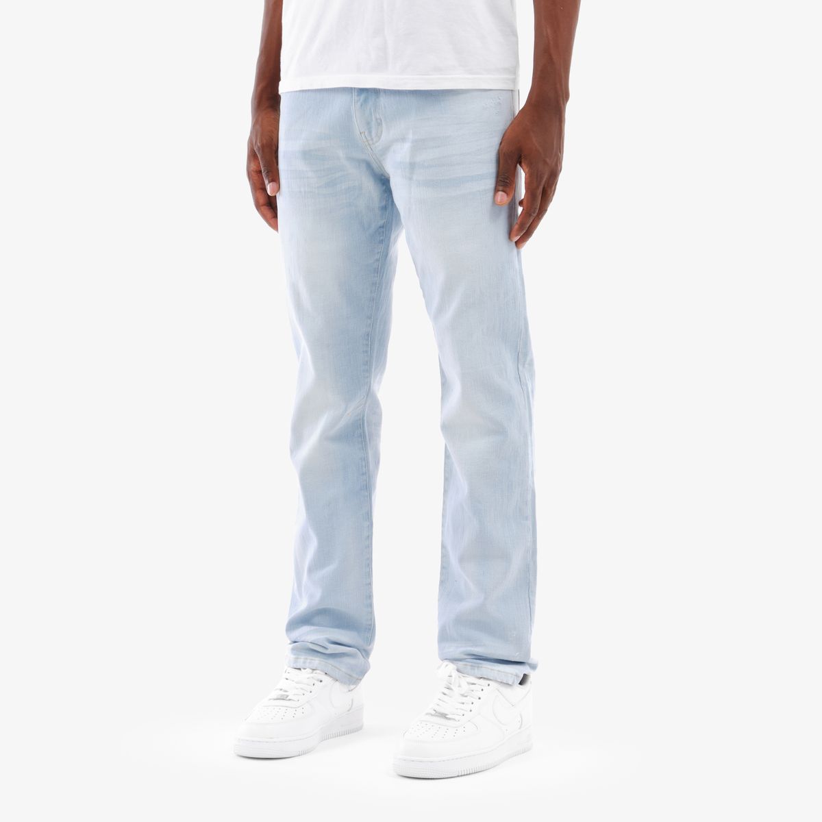 Copper Rivet Clean Hem Jeans - Slim Fit
