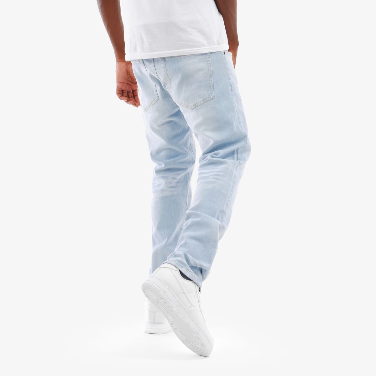 Copper Rivet Clean Hem Jeans - Slim Fit