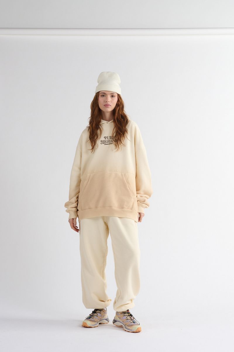 Pure Highland Cream Hoodie - Beige