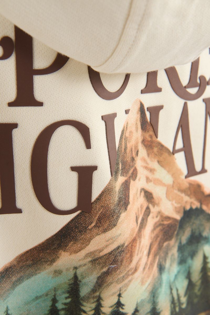 Pure Highland Cream Hoodie - Beige