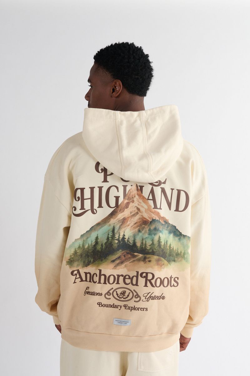 Pure Highland Cream Hoodie - Beige