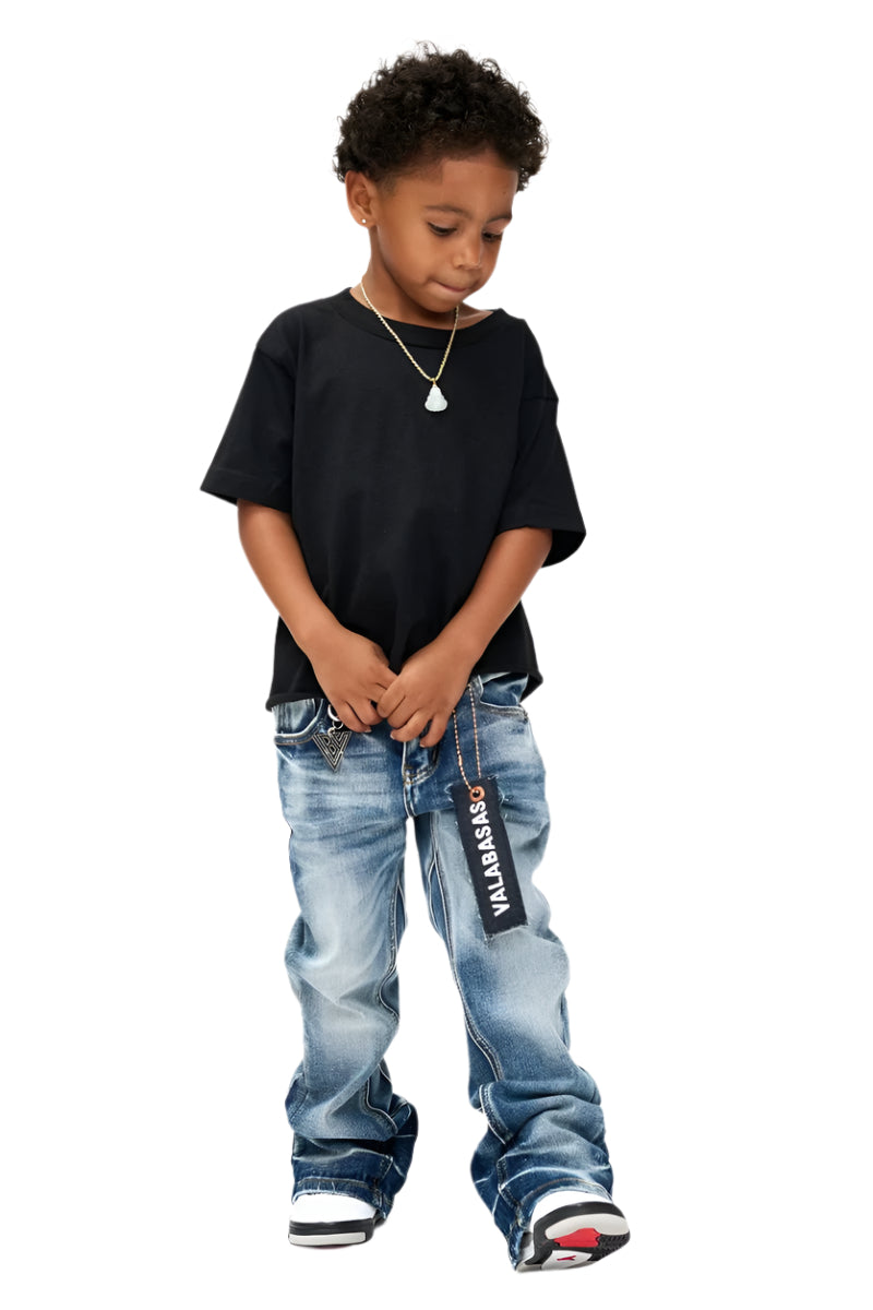 Jr.Stacked Kids Jeans