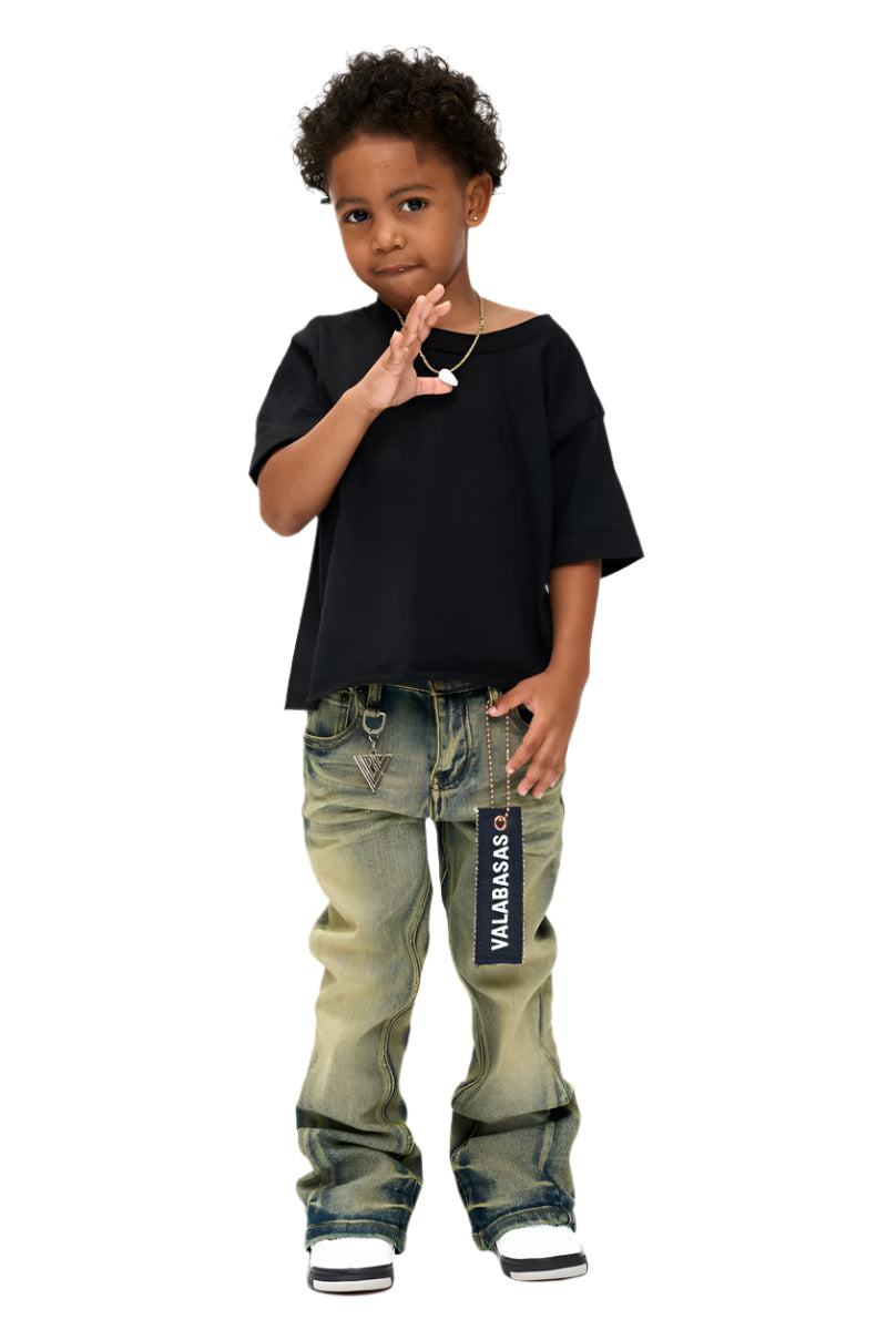 Jr.Stacked Kids Jeans