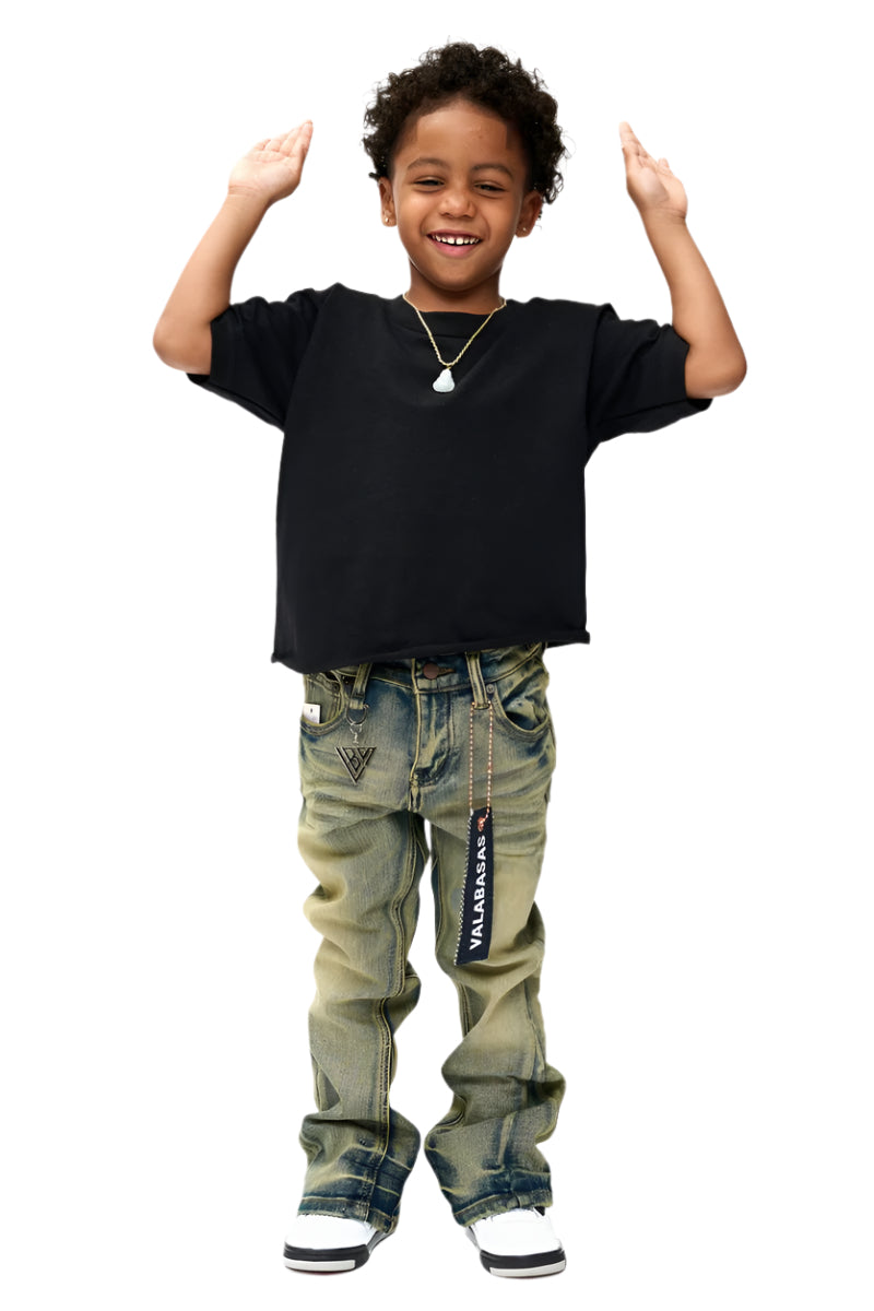 Jr.Stacked Kids Jeans