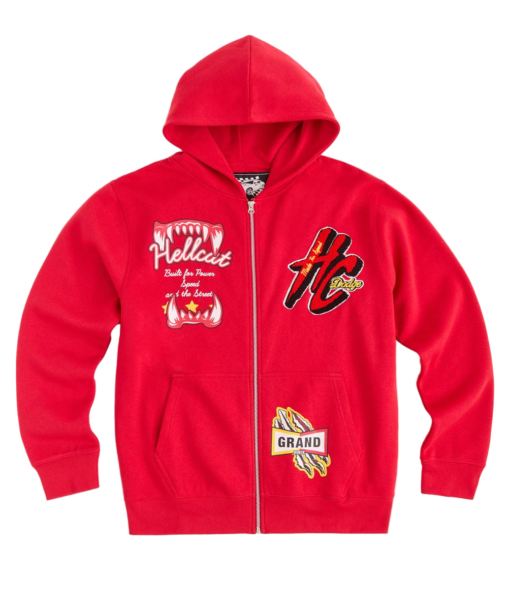 Dodge Hellcat Full Zip Hoodie
