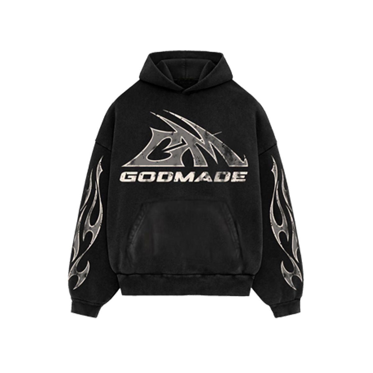 Godmade Core Line Hoodie - Black