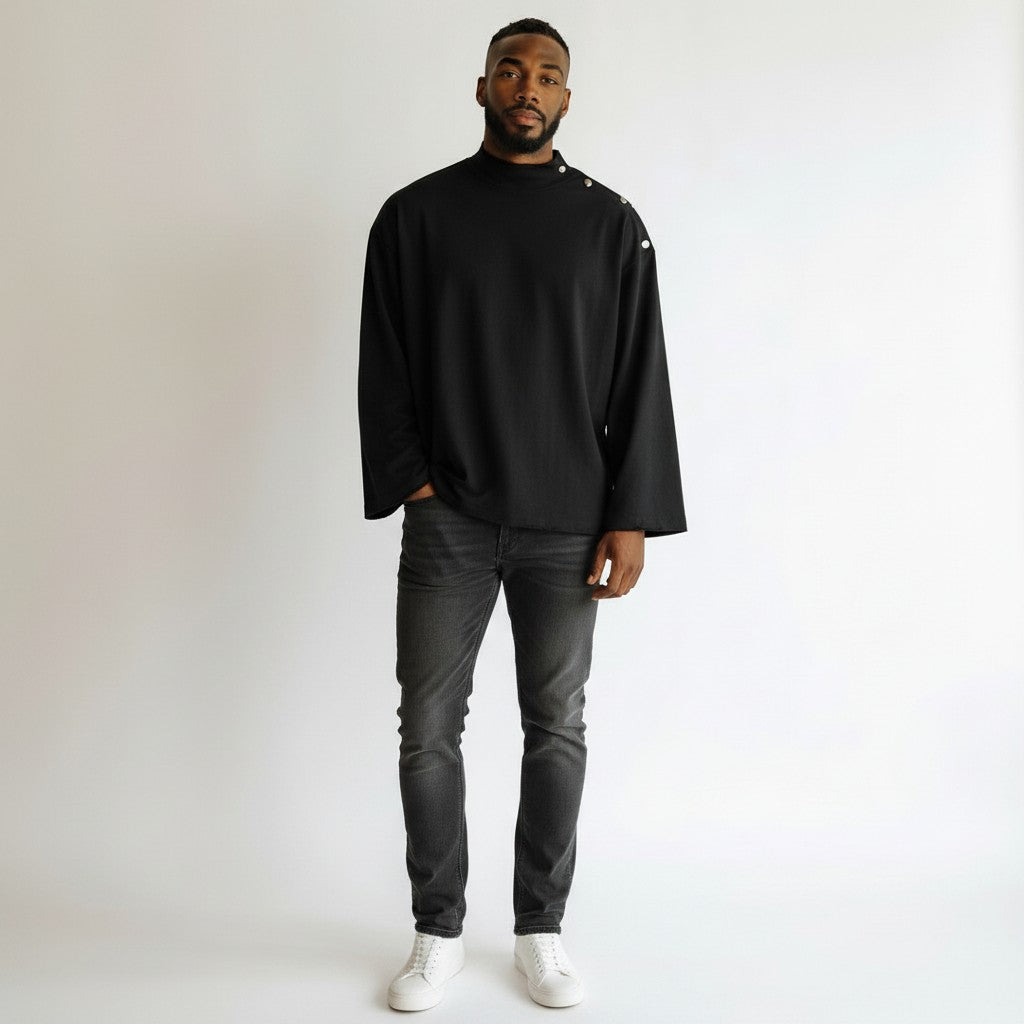 Silnt Chptrs Rockstar Sweater - Studded