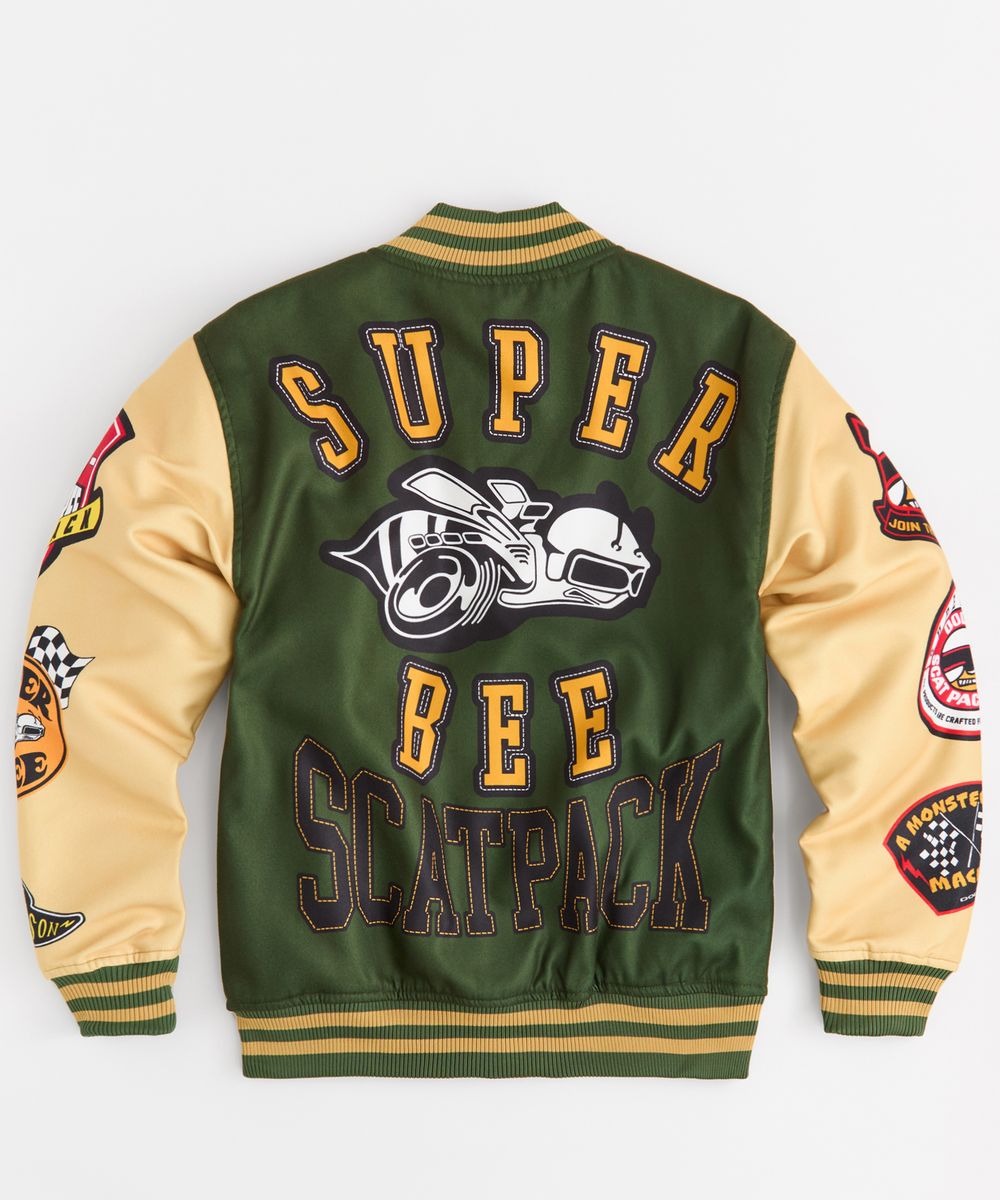 Reason "Dger5" Men's Varsity Jacket - Green
