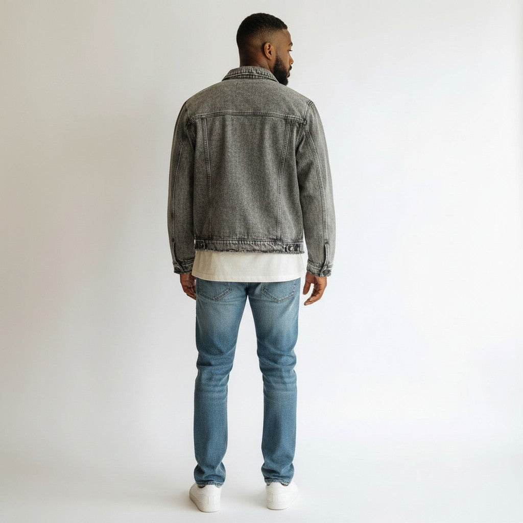 6th Nbrhd Grid Jacket - Textured Panels