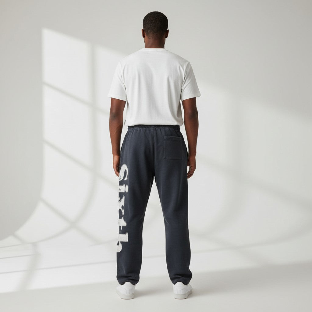 6th Nbrhd Script Sweatpants - Graphic