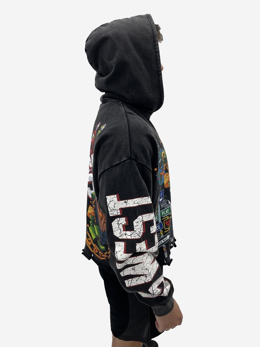 G-West Complicated Graphic Hoodie - Graphic Print