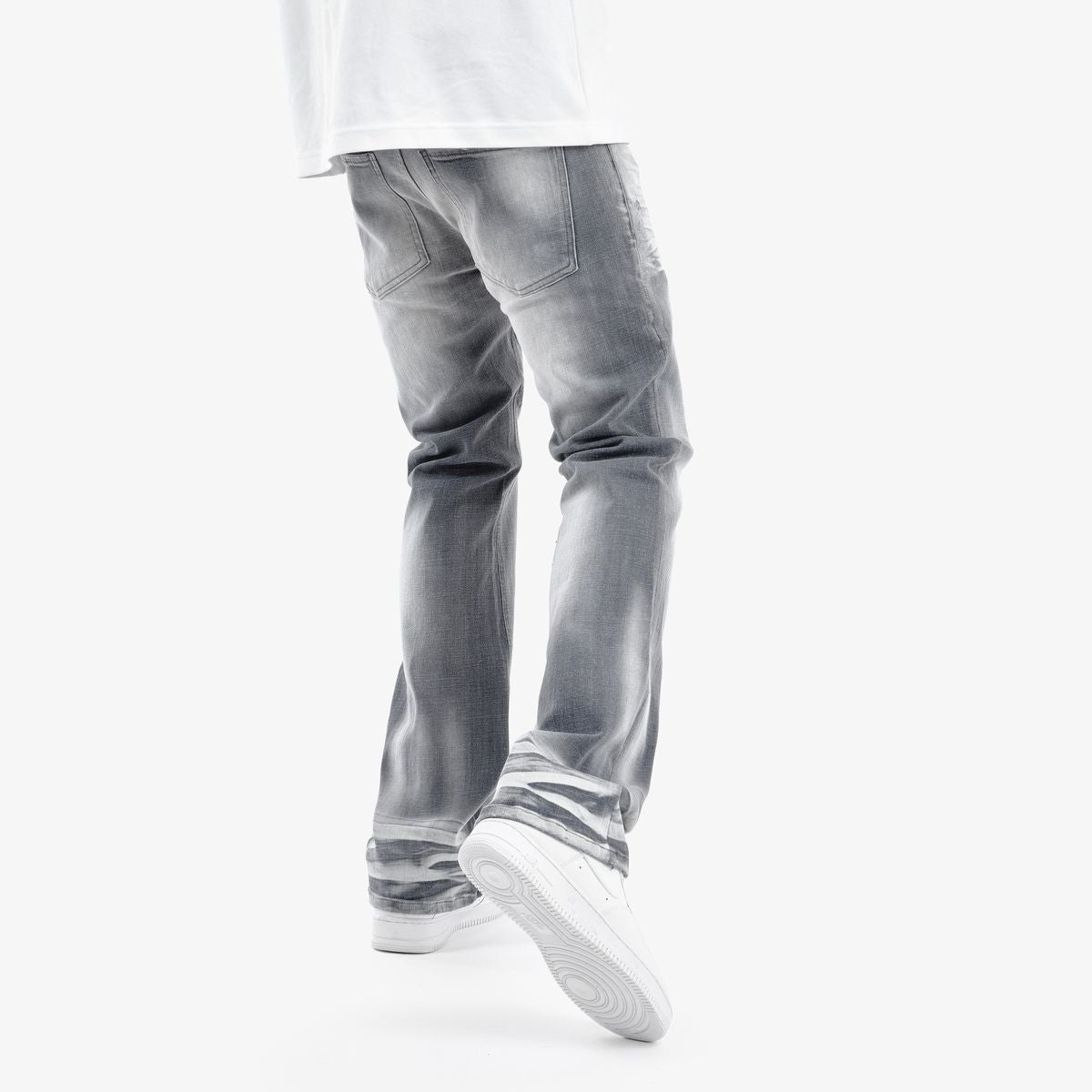 Copper Rivet Cross Hatch Pants - Flare Fit