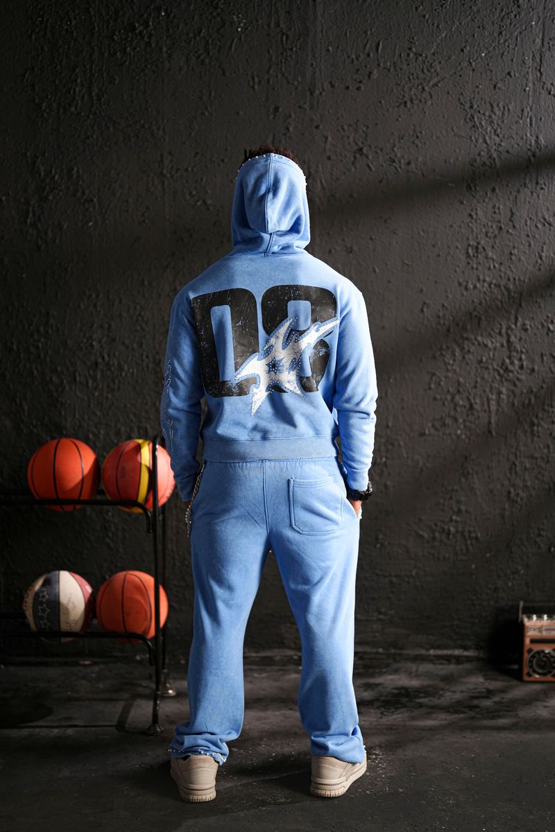 Elite Premium Men's Blue Hoodie