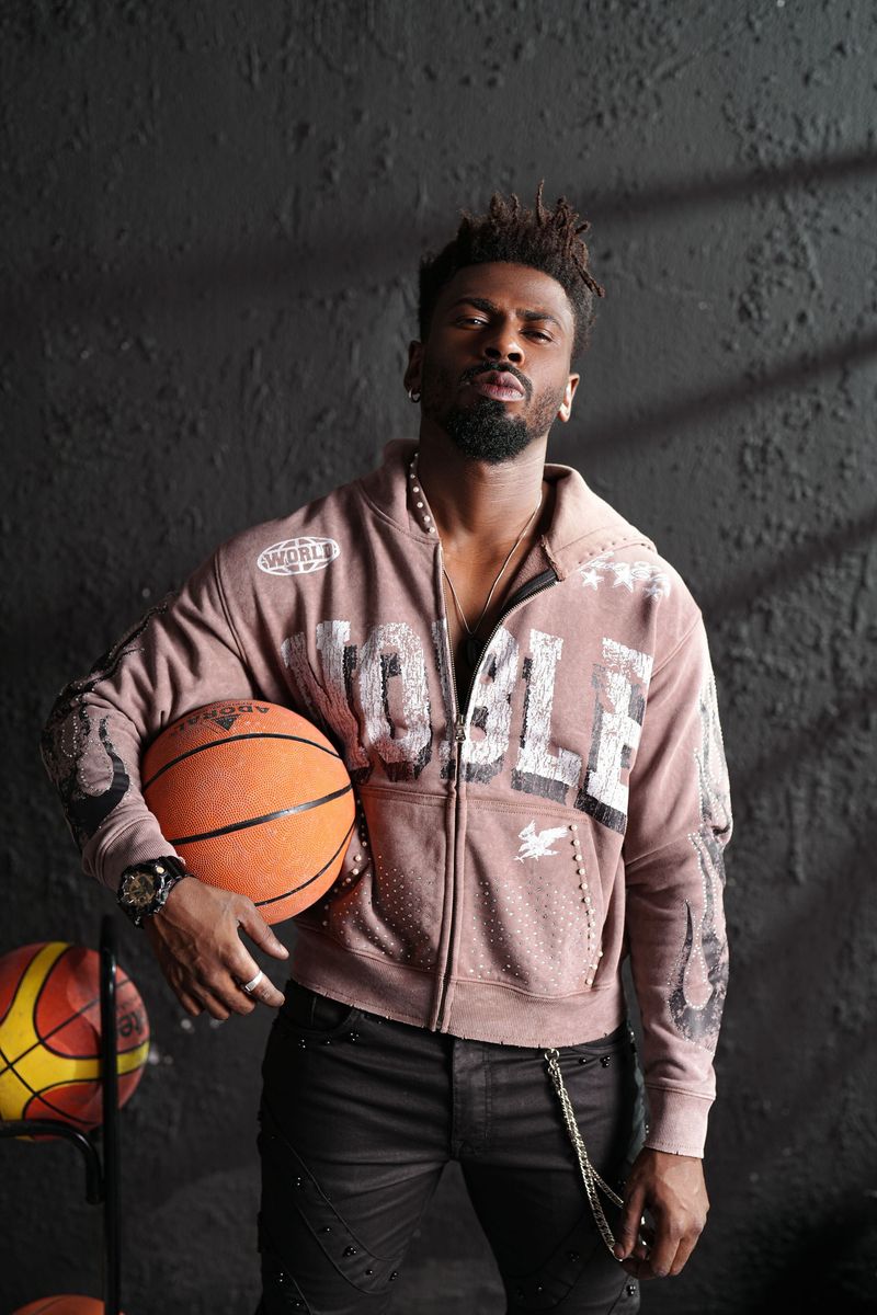 Elite Premium Mens Pink Hoodie