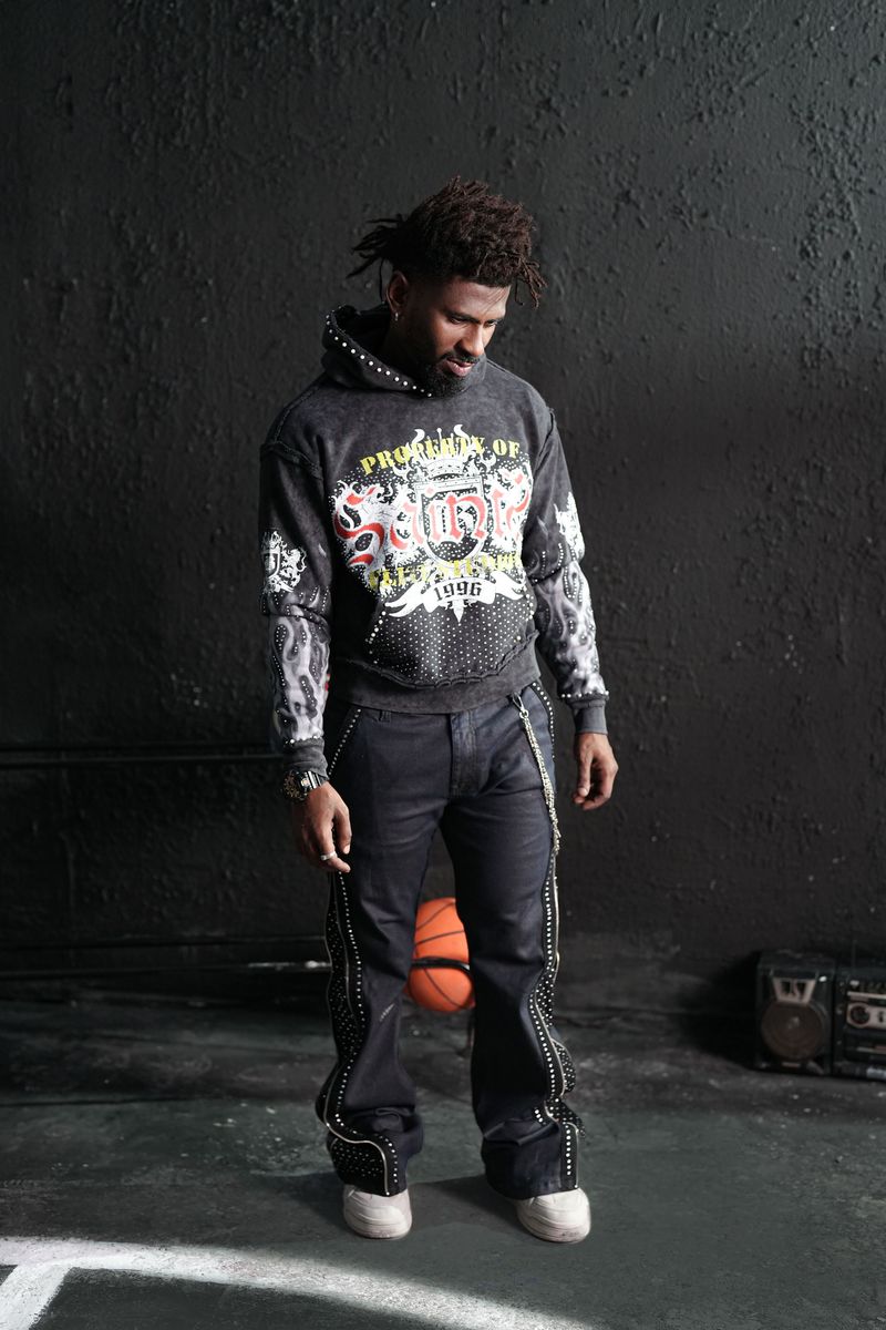 Elite Premium Men's Black Hoodie