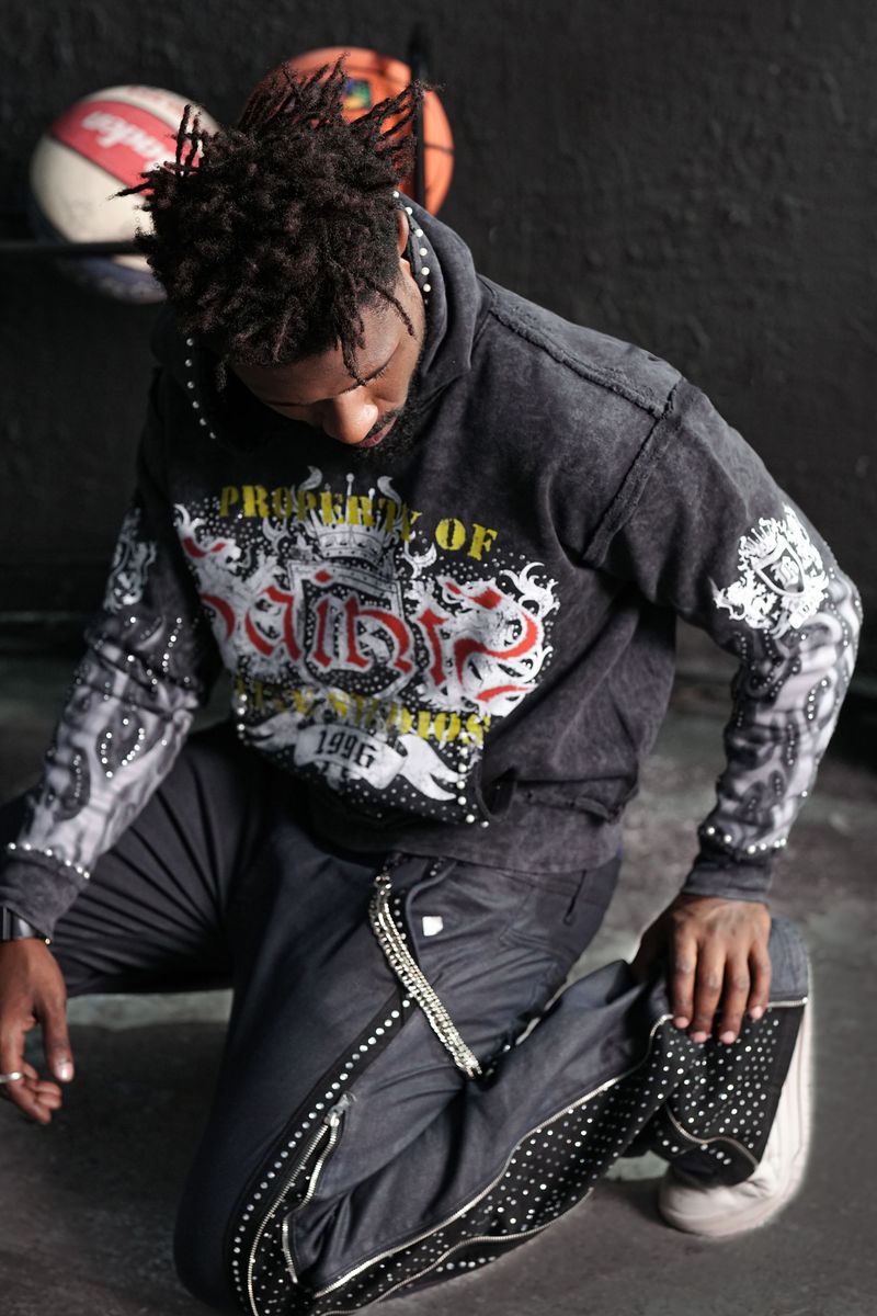 Elite Premium Men's Black Hoodie