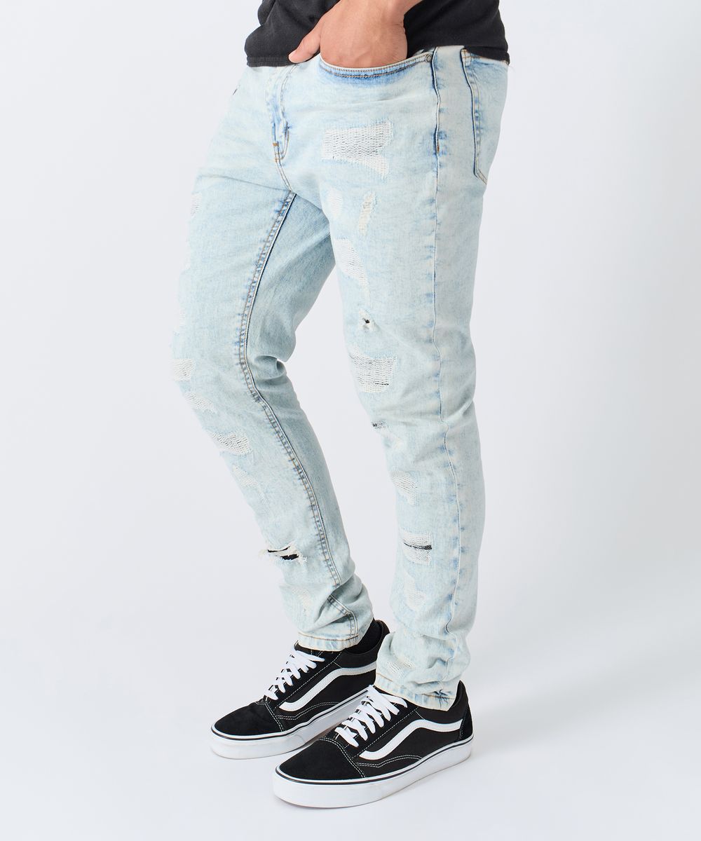 Reason Brand Stacked Jeans - Tapered Leg