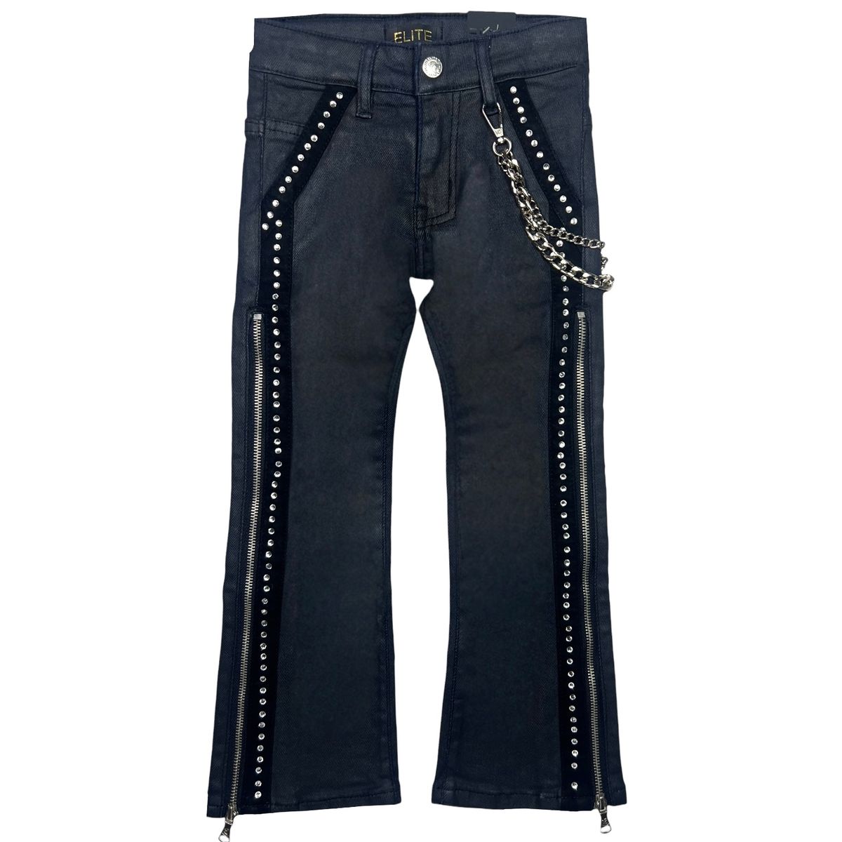 WAX Secret Stone Zipper Kids Jeans