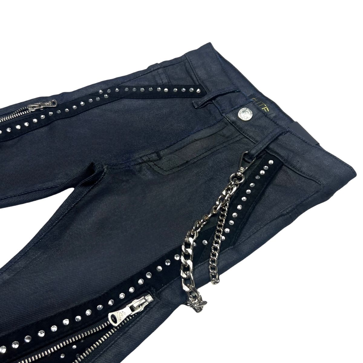 WAX Secret Stone Zipper Kids Jeans