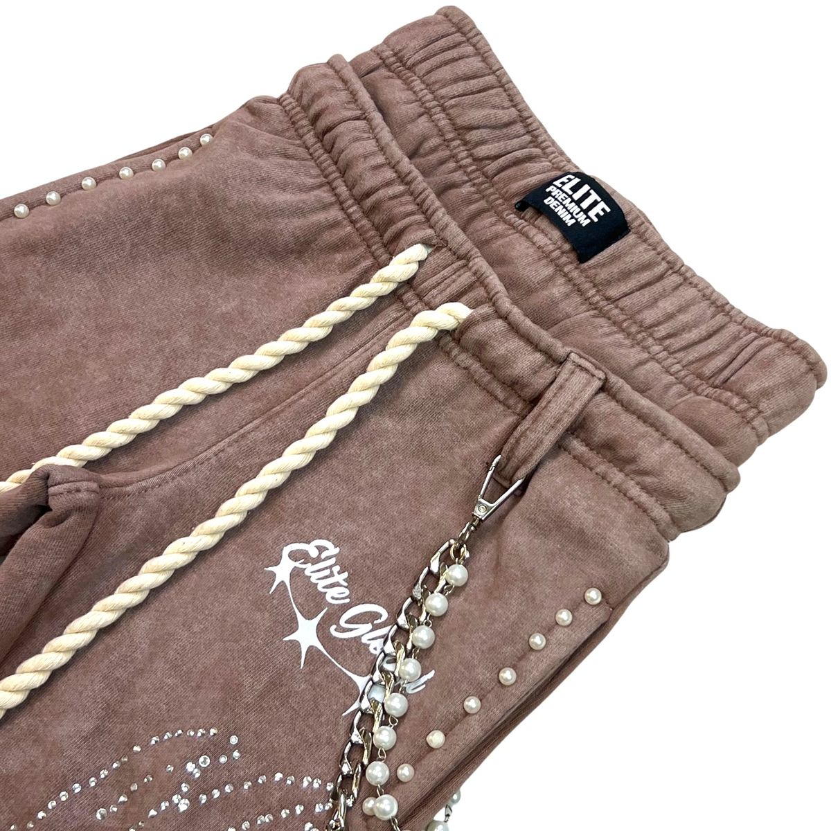 Elite Premium Kids Jogger Pants - Brown