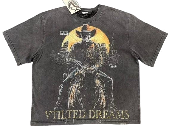"Cowboy" Crop Tee