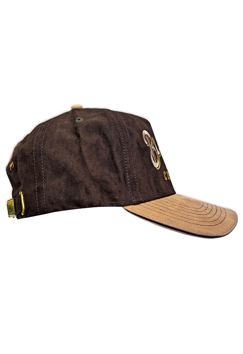 Black Leaf Trucker Hat - Brown