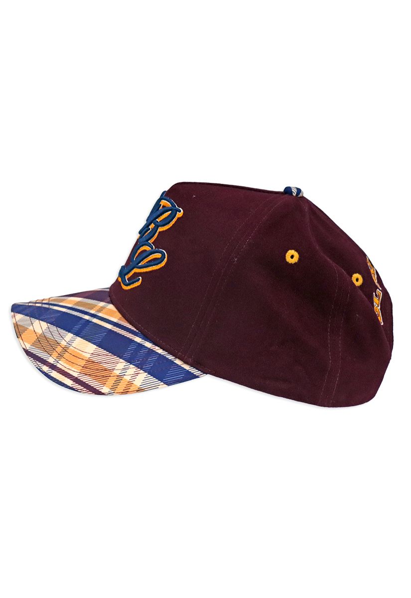 Black Leaf Bl Elite Trucker Hat - Burgundy Mesh Back