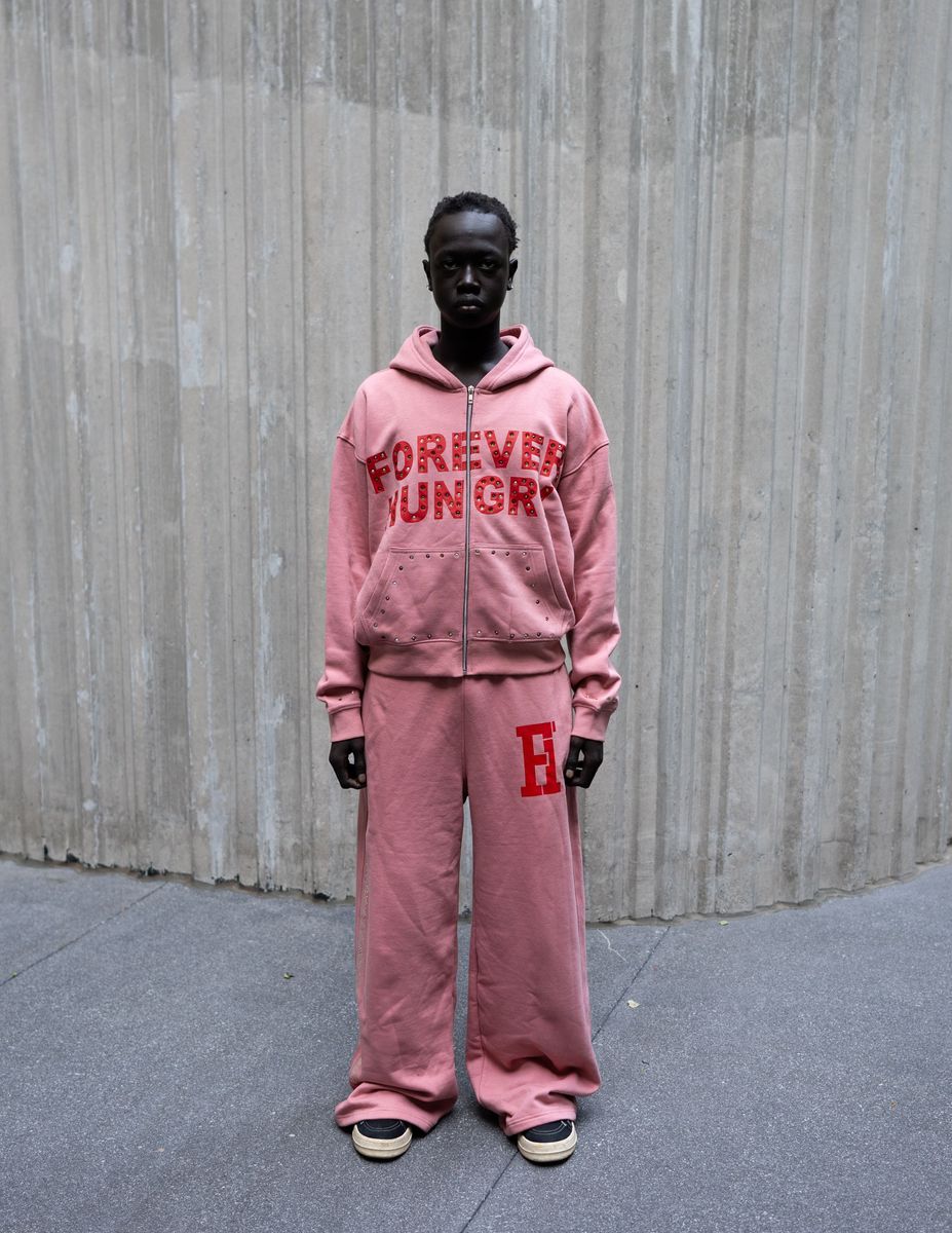 Forever Hungry Gemstone Jogger Sweatpants - Feature