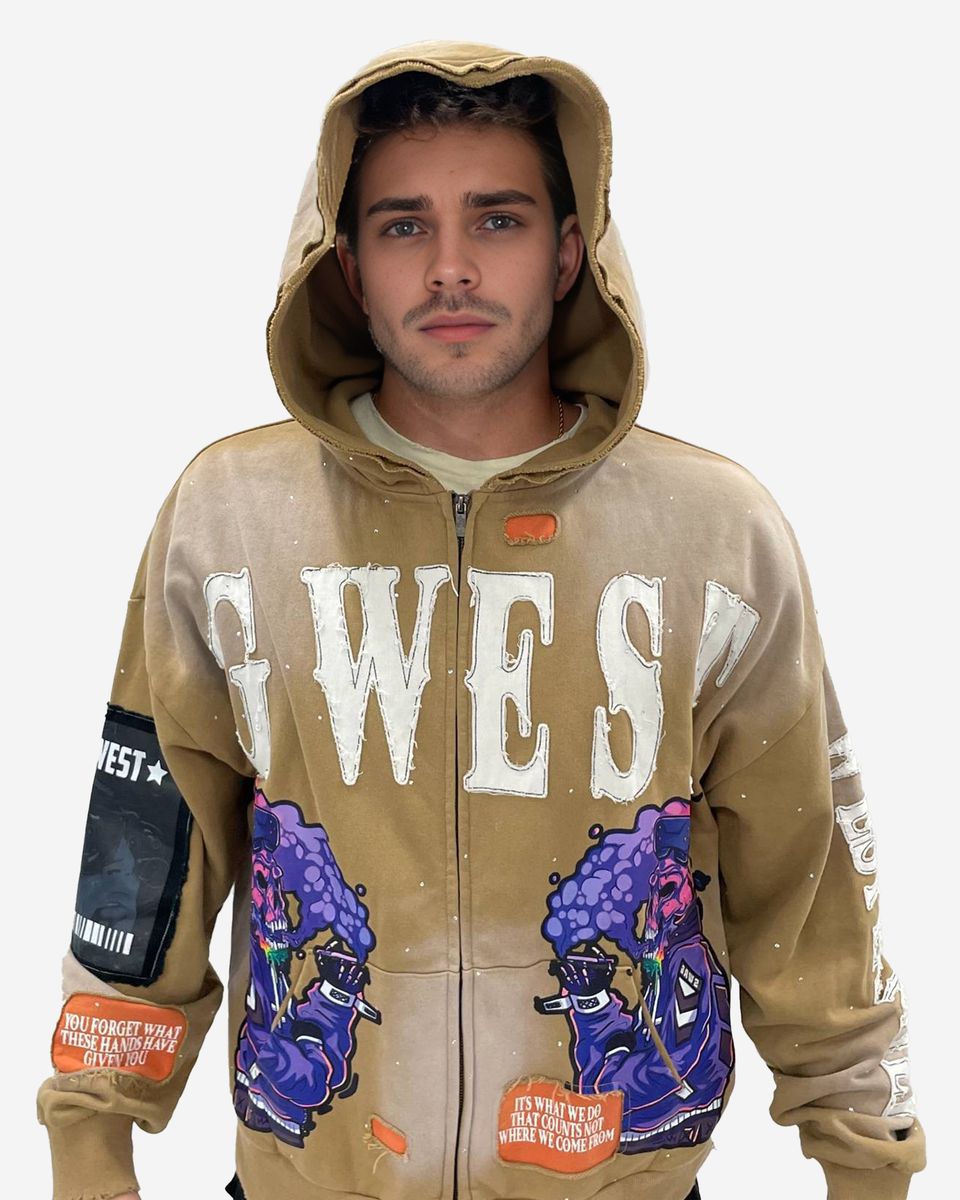 G-West Complicated Text Hoodie